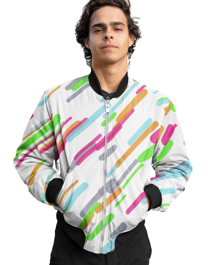 Bomber Jacket - Palette lines